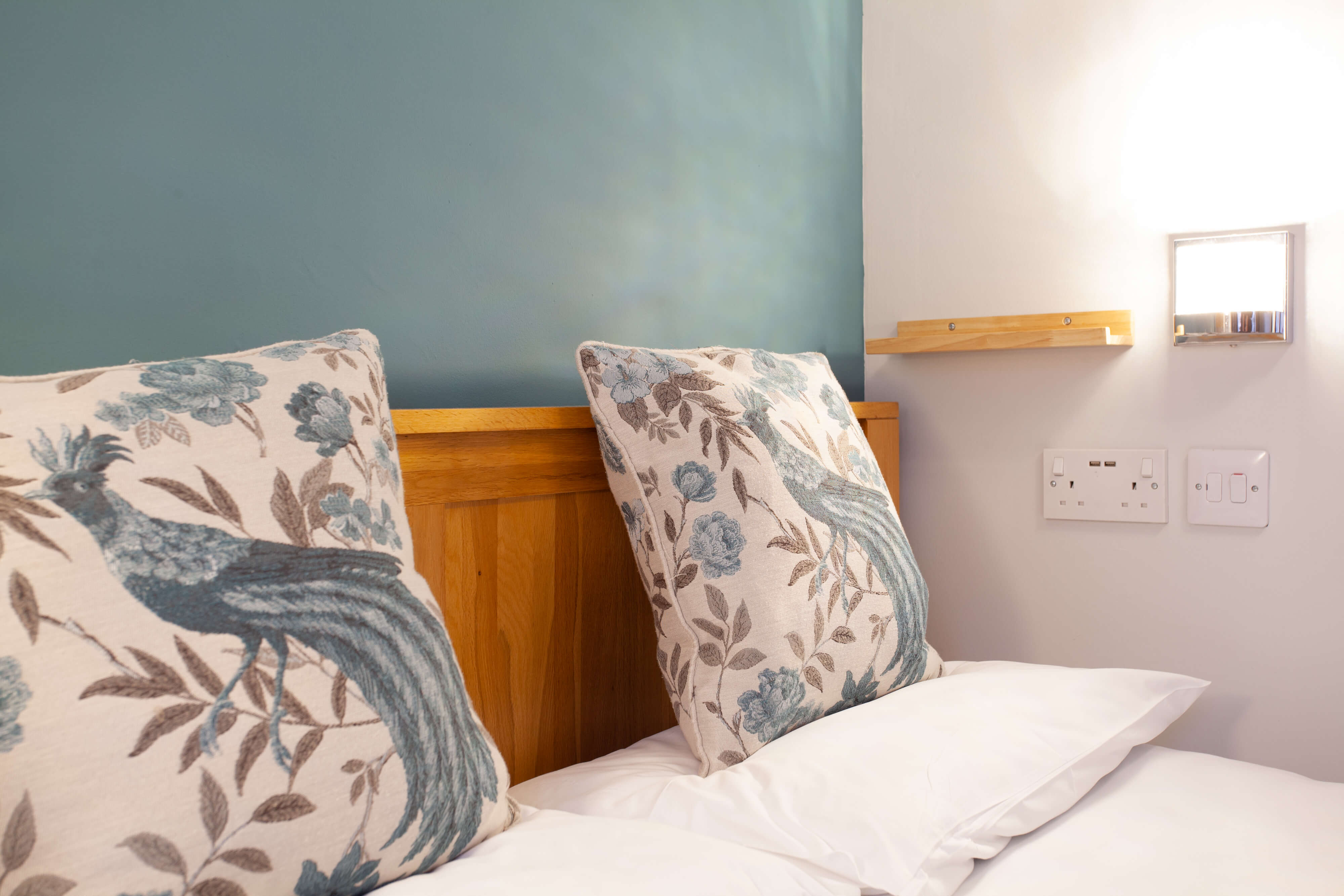 The double room pillows